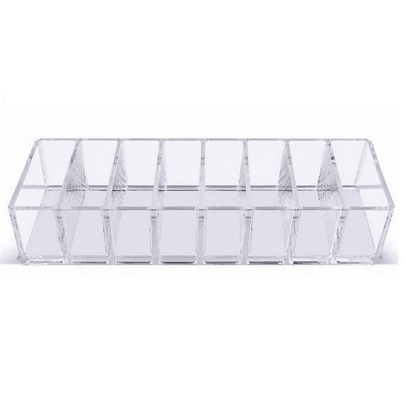 Contenedor Organizador Bolsas Té Cocina Caja De 8 Divisiones, TRANSPARENTE