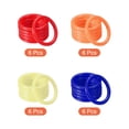 thumbnail image 3 of Uxcell 4cm Plastic Carnival Ringtoss Rings Game Hoop 24 Pack (Blue, Orange, Red, Yellow), 3 of 7