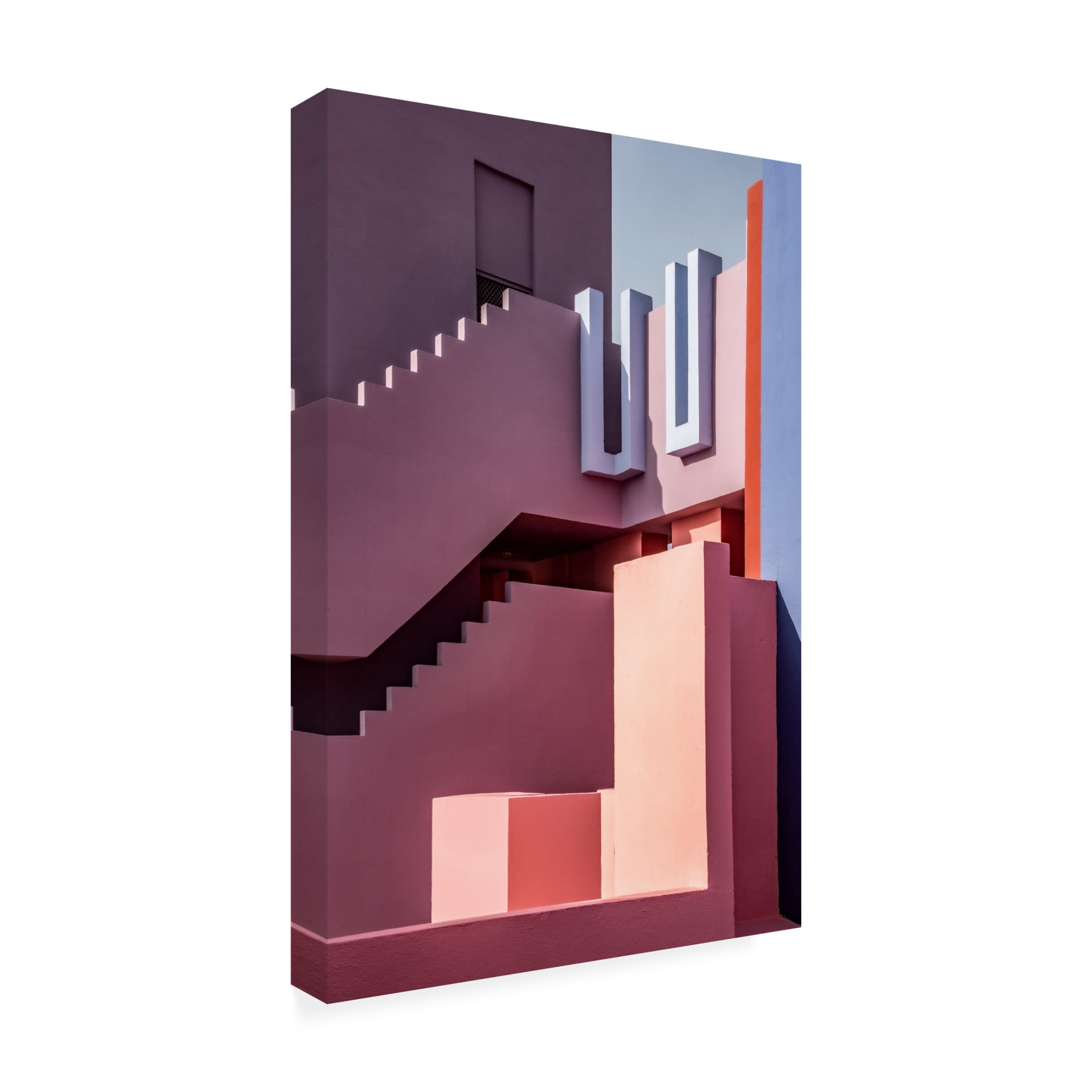 Trademark Fine Art Linda Wride Muralla Roja 10 Canvas Wall Art