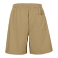 thumbnail image 6 of PIMSSY Men Casual Shorts Comfortable Breathable Lightweight Summer Outdoor Athletic Relaxed Fit Stretch Elastic Waistband Soft Fabric Solid Color Male Breathable Bottoms, 6 of 9