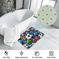 thumbnail image 3 of Football Non-Slip Polyester Indoor/Outdoor Carpet Game Mat Bath Rugs Machine Washable, 3 of 6