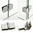 thumbnail image 3 of Lefu Bathroom Shower Glass Door Hinges Cabinet Cupboard Hardware Clamp Hinge, 3 of 10