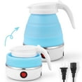 thumbnail image 2 of Foldable Electric Kettle 0.6L 600W Food Grade Silicone Electric Kettle Automatically Shut Off Quick Boiling Collapsible Water Heater Portable Water Boiler for Outdoor Camping Travel, 2 of 11