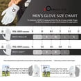 thumbnail image 3 of FINGER TEN Mens All Premium Soft Cabretta Leather Tour Fit Grip Left Hand Lh Right Hand Rh with Cadet Size Golf Gloves Value 1 Pack Size from Small to XXL, 3 of 6