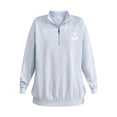 thumbnail image 6 of No Boundaries Quarter Zip Graphic Sweatshirt, Lightweight, Women's and Women’s Plus, 6 of 6