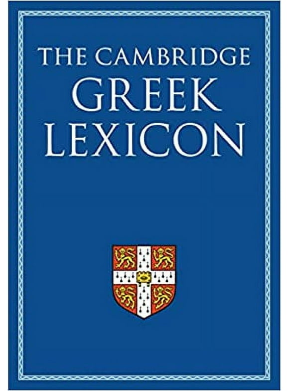 The Cambridge Greek Lexicon 2 Volume Hardback Set (Other)