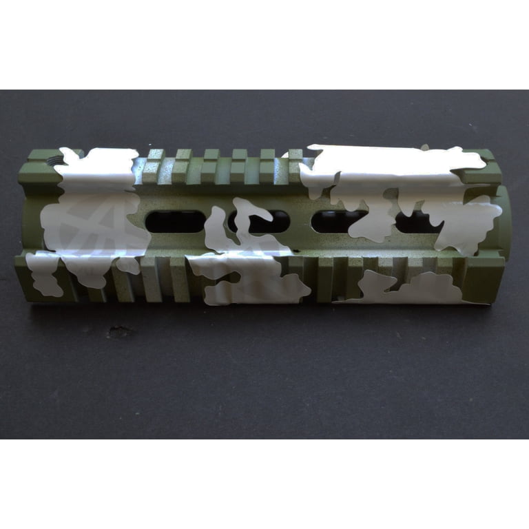 Acid Tactical HexTac Camo Stencils 2-Pack - 9x14" Adhesive Vinyl Airbrush Mask For Guns, Rifles & DIY