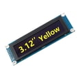 thumbnail image 2 of Seitruly Módulo OLED SSD1322 256*64 LCD 3,3 V Clear Show Módulos de visualización con iluminación automática Pantallas autoluminosas prácticas de Electrónica Amarillo, 2 of 6