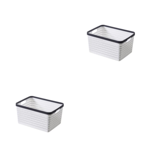 Gabinete de almacenamiento Yuarrent Ventilación PP para palillos cuchillos tenedores Cesta mini 2Conjunto