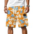 thumbnail image 2 of Cargo Shorts for Men Summer Quick Dry Casual Shorts Drawstring Baggy Comfy Gym Pants Bermuda Soft Sweat Shorts XL, 2 of 6