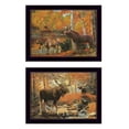 thumbnail image 2 of HomeRoots 14 x 18 x 1 in. Call of the Wild 2 Black Framed Print Wall Art - Set of 2, 2 of 3