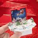 thumbnail image 4 of Mini llavero 3D de Papá Noel para niños, llavero colgante de libro plegable para regalo de cumpleaños y Navidad, llavero de mochila, 4 of 4