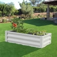 thumbnail image 2 of Greenes Fence Powder-Coated Metal Raised Garden Bed Planter 24" W x 48" L x 10" H, 2 of 3