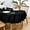 Black, variant on Oval Tablecloth 60 x 102 Inch Washable Fabric Table Cloth Solid White Table Cover for Dining Wedding Party Banquet Tabletop Decoration