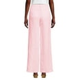 thumbnail image 2 of Lands' End Women's High Rise Wide Leg Linen Pleated Pants, 2 of 3