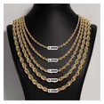 thumbnail image 3 of Rope Chain Necklace 14K Yellow Gold, Adult Unisex, ALL SIZES - Goldum NYC, 3 of 10
