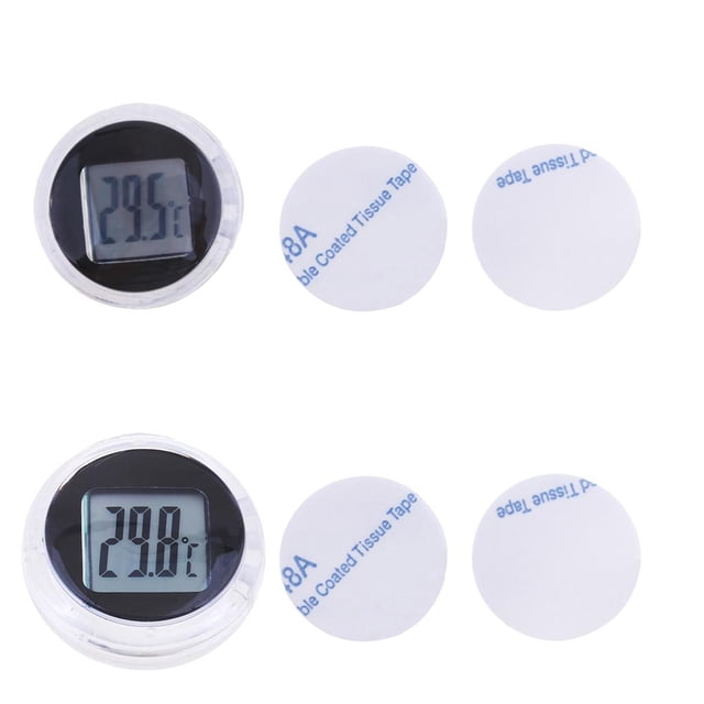 2 Psc Medidores de Temperatura a Prueba de Agua para Motocicleta Ciclomotor
