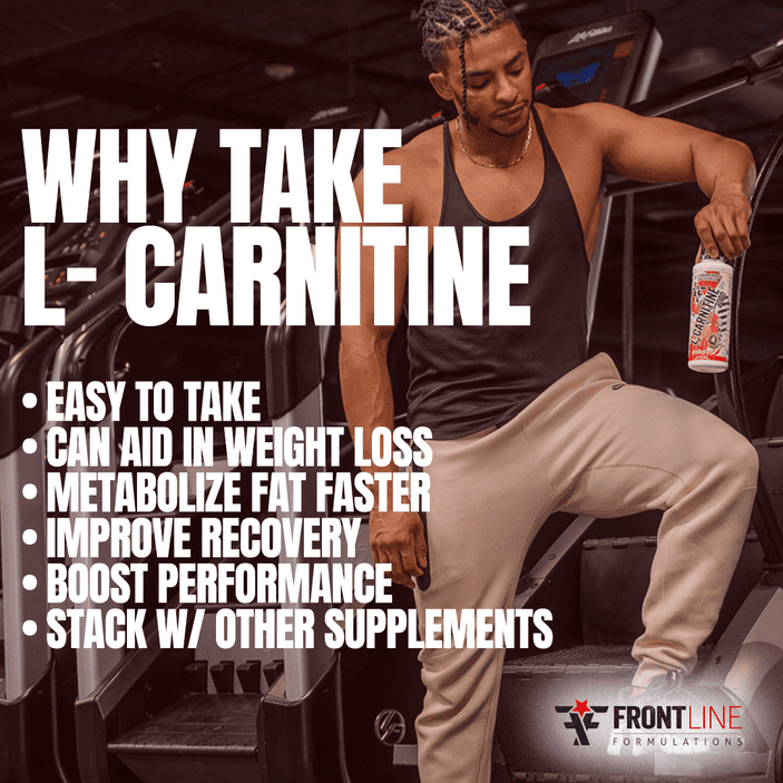 Frontline Formulations L-Carnitine | Premium Stimulant Free Workout Drink | Transforms Fat Into Energy and Supports Muscle Recovery For Men and Women | Blue Coconut Lemonade