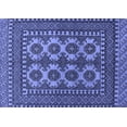 thumbnail image 1 of Ahgly Company Machine Washable Indoor Rectangle Southwestern Blue Country Area Rugs, 2' x 4', 1 of 4