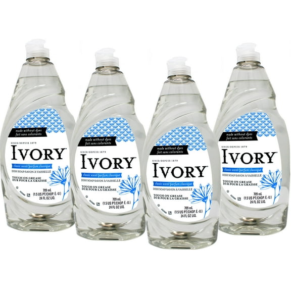 Ivory Ultra Classic Scent Dishwashing Liquid, 24-Ounce - 4 Pack