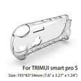 thumbnail image 3 of Compatible with TRIMUI Smart Pro S Handheld Console Protective Case - TPU Soft Gel Case, Transparent Sheath for ChuiMi PRO S, 3 of 7