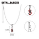 thumbnail image 2 of Collar 925 En Plata Con Dije Los Vengadores Spiderman Red, 2 of 5