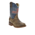 thumbnail image 2 of Roper Boys 250 Usa Square Toe Cowboy   Mid Calf Boots, 2 of 7