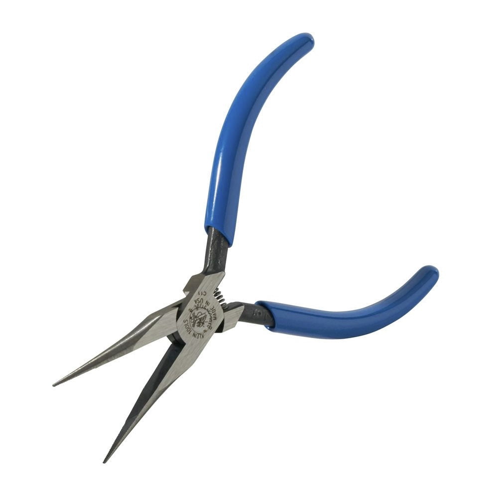 Klein Tools Extra-Slim Needle-Nose Pliers, Straight, Alloy Steel, 5 1/2 in