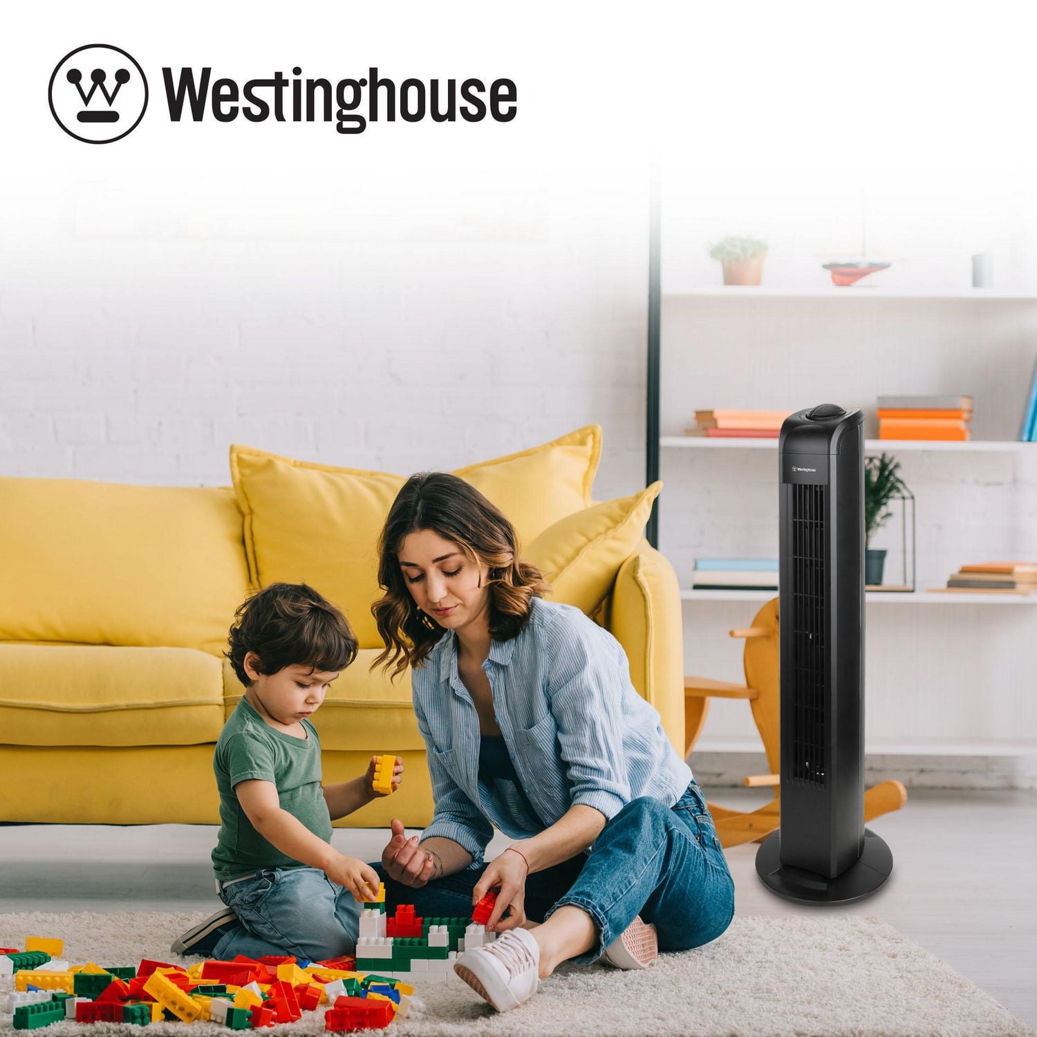 WESTINGHOUSE 31" VENTILATEUR VERTICAL OSCILLANT