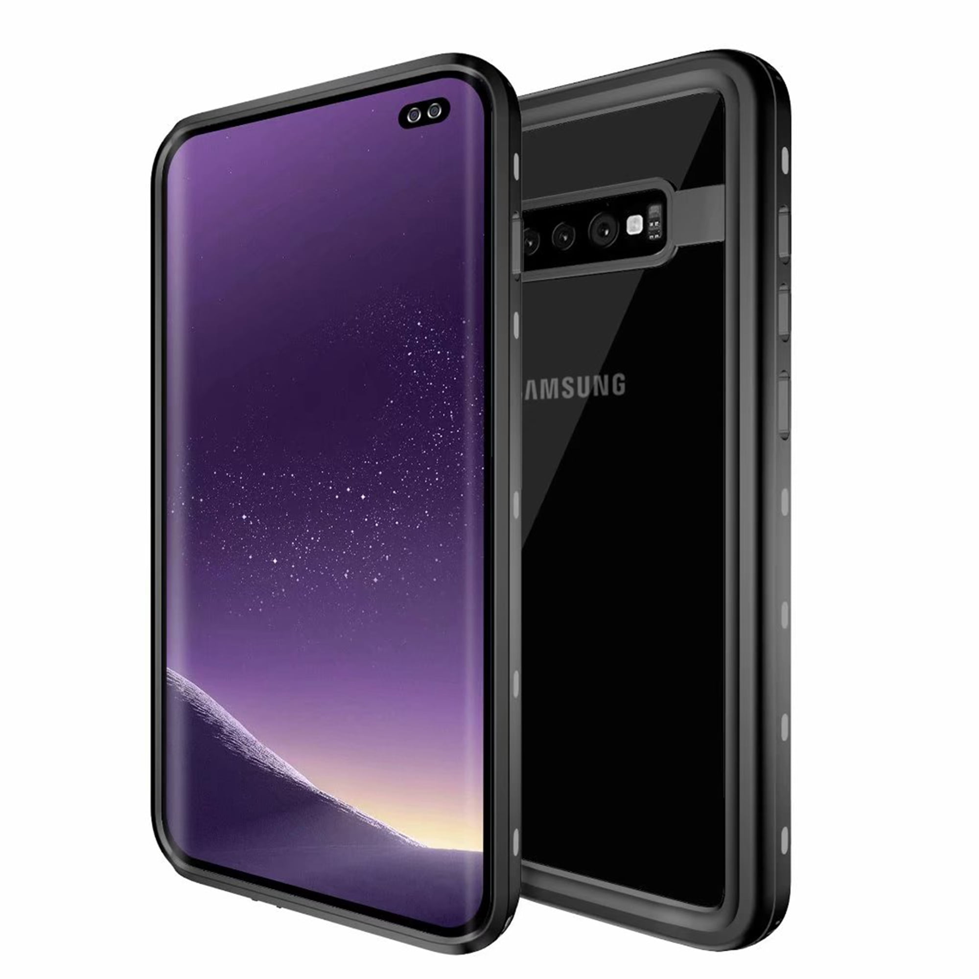Galaxy S10 Plus Waterproof Case Shockproof Built In Screen Protector Case Full Body Rugged Resistant Protective Hard Cover For Samsung Galaxy S10 Blue Walmart Com Walmart Com