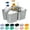 Gray, variant on 2026 Latest Drain Hole Plastic Shower Caddy with Comfort Grip Handle, Multipurpose Tote Organizer for Toiletries, Cosmetics & Cleaning Tools for Dorm Bathroom Cabinet Storage