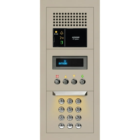 Aiphone GTA-DESB 10-Key Audio Entrance Panel Kit with GT-DB and GT-NSB