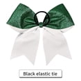 thumbnail image 3 of 12 PCS Large Glitter Cheer Bows Green Rhinestones 8" Large Glitter Cheer Bows, 3 of 5