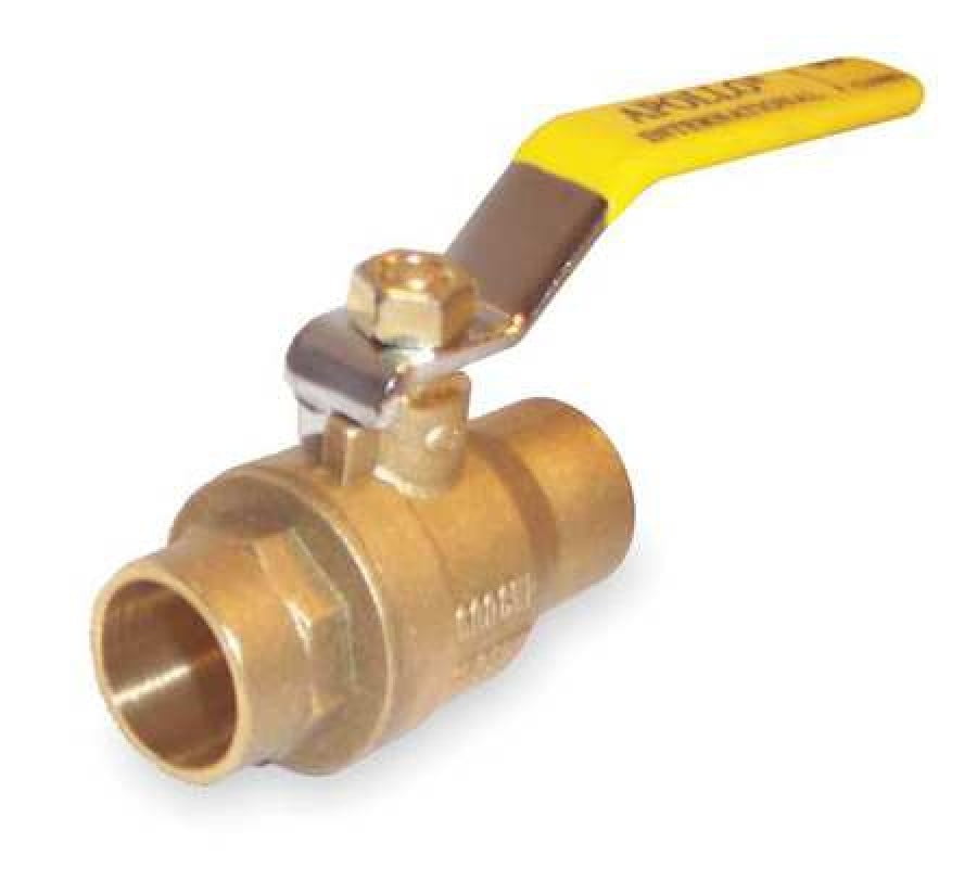 APOLLO 94A20401 3/4" Sweat Brass Ball Valve Inline