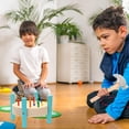 thumbnail image 3 of FONWILYO Wooden Nailing Pounding Workbench Hammer Toy 19x19cm for Child Pounding Bench Educational 1 Set, 3 of 5
