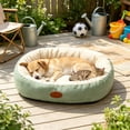 thumbnail image 5 of Oval Pet Beds for Indoor Cats Dogs, Washable Pet Bed with Slip-Resistant Bottom for Medium Large Dogs and Cats, 5 of 6