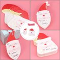 thumbnail image 4 of CIMAXIC christmas 200Pcs Christmas Santa Tags Hanging Paper Tags Xmas Tree Decorative Tags,3.15"X2.68"X0.04", 4 of 4