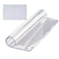 thumbnail image 1 of VEVOR Clear Table Cover Protector, 36"x36"/916 x 916 mm Table Cover, 1.5 mm Thick PVC Plastic Tablecloth, Waterproof Desktop Protector for Writing Desk, Coffee Table, Dining Room Table, 1 of 9