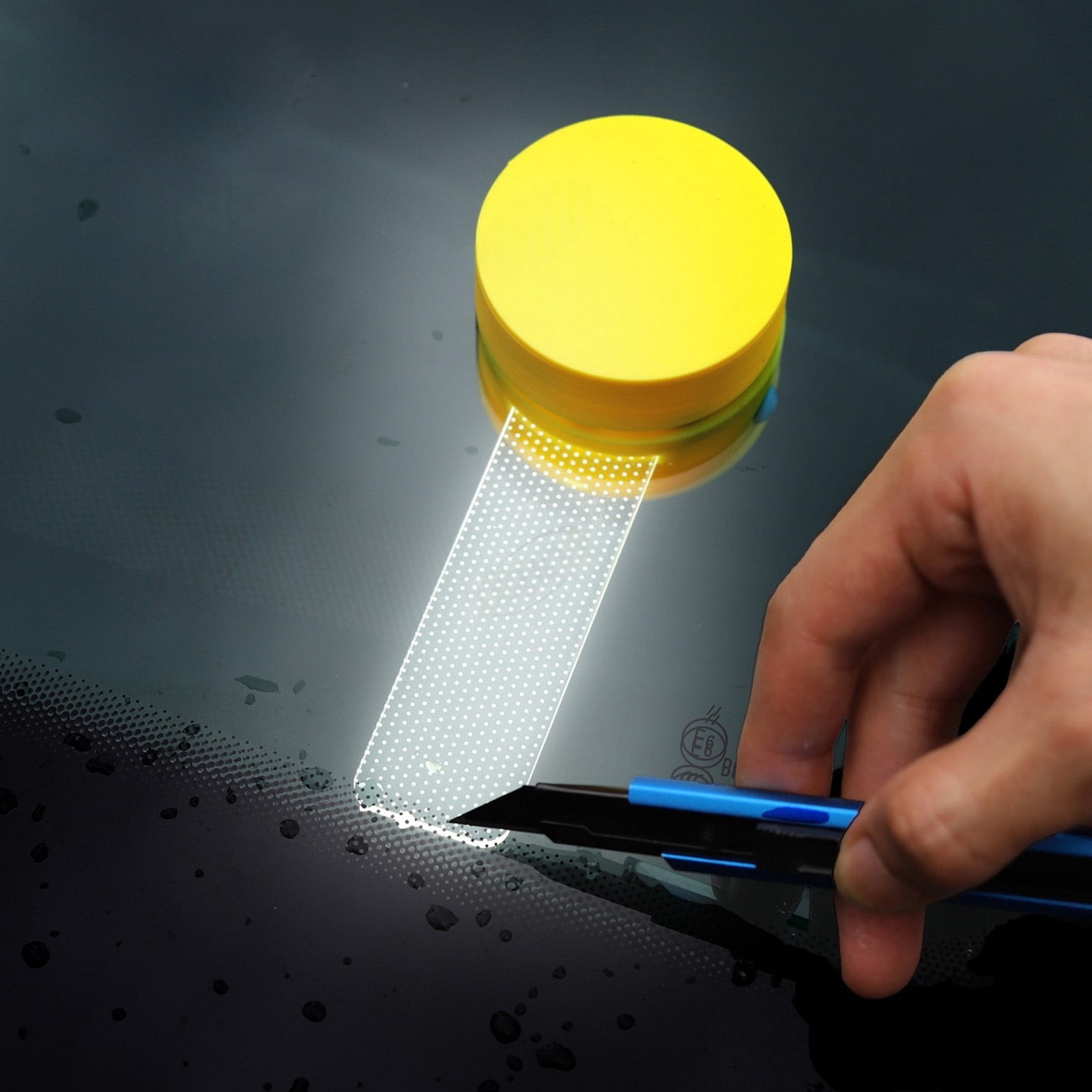 Window Film Pattern Cutter Light Tool Precisions Lighting Rechargeable Car Wrap Cutting Lights