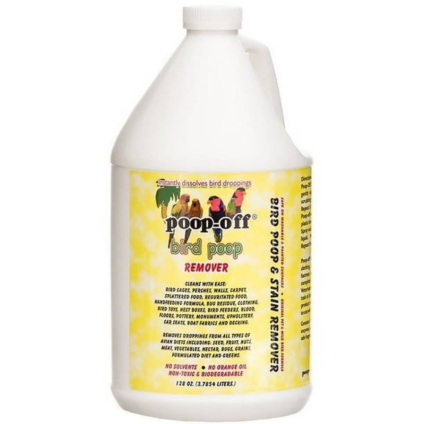 PoopOff Bird Poop Remover, 128 fl oz