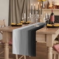 thumbnail image 2 of Table Runners 108 Inches Long Dress Scarves, Black Grey Ombre Farmhouse Coffee/Dining/Kitchen Table Runner for Living Room, Modern Abstract Art Texture 13x108 Inch, 2 of 9