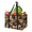 Multicolor 2, variant on Dog Reusable Grocery Bags, Foldable Reusable Shopping Bags, Pug Collapsible Tote Bag with Reinforced Handles for Kitchen, Picnic