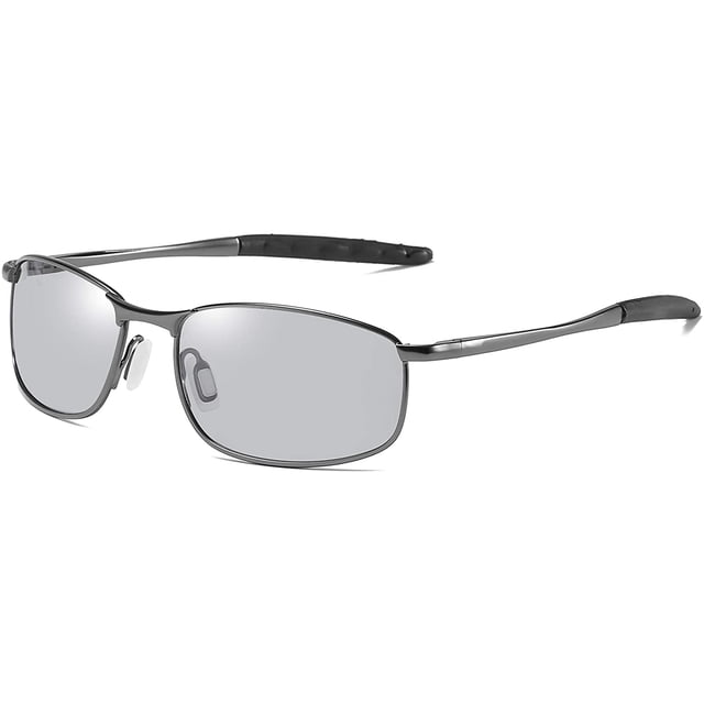 FEISEDY Classic Polarized Photochromic Sunglasses Driving Photosensitive Glasses B2444
