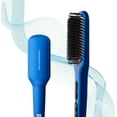 thumbnail image 1 of Cepillo alisador de pelo iónico de cerámica MEGAWISE Pro para salón de belleza en casa. Cepillo alisador con tecnología de calentamiento de 20 segundos, apagado automático, antiescaldaduras, voltaje d, 1 of 5