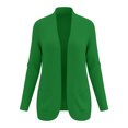 thumbnail image 5 of Likimi Womens Knit Cardigan With Pocket Long Sleeve Solid Color Sweater For Women Everyday Wear Fashion Coat Size S, 5 of 5