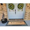 thumbnail image 7 of A1HC Entrance Door Mats, 30” x 60”, Durable Large Outdoor Rug, Non-Slip Flocked Welcome Doormat, Rubber Backed Low-Profile Heavy Duty Door Mat, Indoor Outdoor for Front Door, High Traffic Areas, 7 of 7