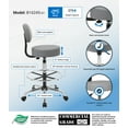 thumbnail image 3 of Boss Office Products Antimicrobial Vinyl Mid-Back Medical/Drafting Stool, Grey, 3 of 9