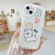thumbnail image 3 of Samsung Galaxy S23 A14 S22 S21 S20 5G FE Pro Ultra Plus Puppy Rainbow Note Love Heart Cute Clear Soft Wave Case, 3 of 3