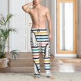 thumbnail image 2 of Naloa Cartoon Dinosaurs Pajama Pants Men, PJ Bottoms, Sleep & Lounge Pants-X-Large, 2 of 6