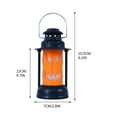 thumbnail image 2 of Kugisaki Halloween Skull Kerosene Lantern, Retro Handheld Halloween Lamp Ornament for Home Office Party Decorations, Vintage Lights Indoor Outdoor Halloween Decor, 2 of 6